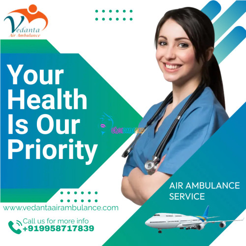 Vedanta Air Ambulance Service in Lucknow offers the best medical transportation with the safest and most comfortable healthcare equipment to the patient at an economical cost. 
More@ https://bit.ly/3HtkvS8