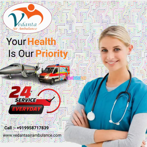Vedanta Air Ambulance Service in Pune provides a non-complicated patient transfer service at a very low cost to the patient. Our air ambulances are equipped with advanced life support and hi-tech equipment.  
More@ https://bit.ly/3G0dTrU