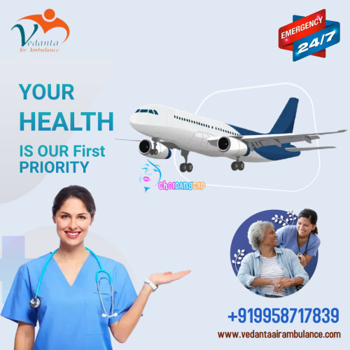 Vedanta Air Ambulance Service in Udaipur provides matchless patientl transfer facilities with hi-tech medical facility for any medical condition. We give relable and highly experienced healthcare medical team. 
More@  https://bit.ly/3GsABut
