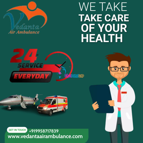 Vedanta Air Ambulance Service in Hyderabad provides an experienced medical team and all medical facilities to ensure that the patient transportation process is very safe manner. 
More@ https://bit.ly/3WEJaIa