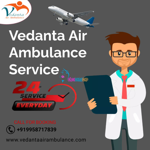 Vedanta Air Ambulance Service in Jabalpur provides advanced life support and critical care facilities to the patient. We offer patient transportation with a dedicated medical team that takes care of the patients efficiently. 
More@ https://bit.ly/3WG8BJd