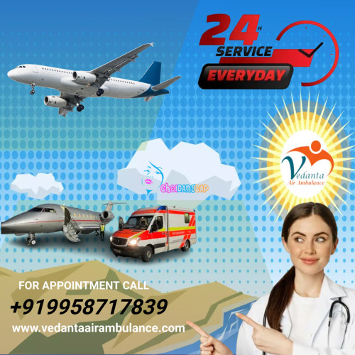 Vedanta Air Ambulance Service in Silchar provides quick patient transfer facilities and we also provide all emergency and non-emergency patient transfer services with matchless medical assistance at reasonable prices.
More@ https://bit.ly/3CrCQvv
