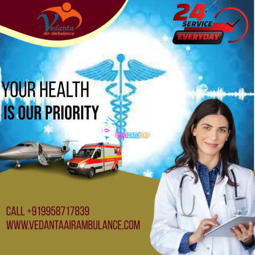 Vedanta Air Ambulance Service in Vijayawada facilitates timely and safe patient transfer to the patient with a highly qualified and experienced medical crew. Avail of our remarkable patient transfer service with reasonable medical benefits for risk-free transfer from us. 
More@ https://bit.ly/3ITfJhm