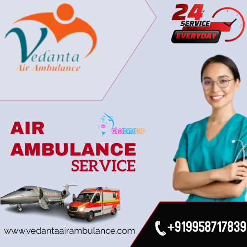 Vedanta Air Ambulance Service in Silchar offers medication and pre-hospital treatment to the patient. We also provide advanced life support facilities inside the aircraft to shift patients without any trouble.  
More@ https://bit.ly/3H7Lp01