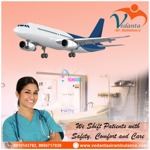 Vedanta Air Ambulance Services in Jabalpur provide timely patient transfer facilities with all modern medical equipment for emergency and non-emergency patient transfers. 
More@ https://bit.ly/3j9REbL