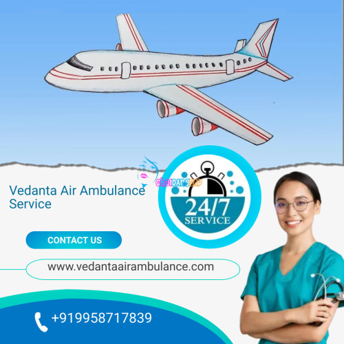 Vedanta Air Ambulance Service in Nagpur provides an experienced medical team and all medical facilities to ensure that the patient transportation process takes place in a very safe manner. 
More@ https://bit.ly/3wBj25z