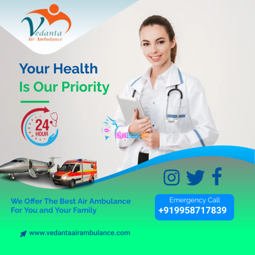 Vedanta Air Ambulance Service in Lucknow provides advanced life support and critical care facility to the patient. We offer medical transport with a dedicated medical team that takes care of the patient.
More@ https://bit.ly/3jh02Gj