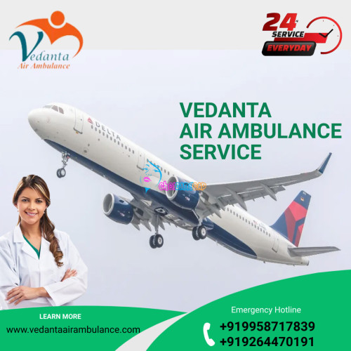 Vedanta Air Ambulance Service in Amritsar offers private charter aircraft which are fully equipped with all necessary medical equipment and other emergency medical facilities at a very low cost for patients.   
More@ https://bit.ly/3WOTzAr