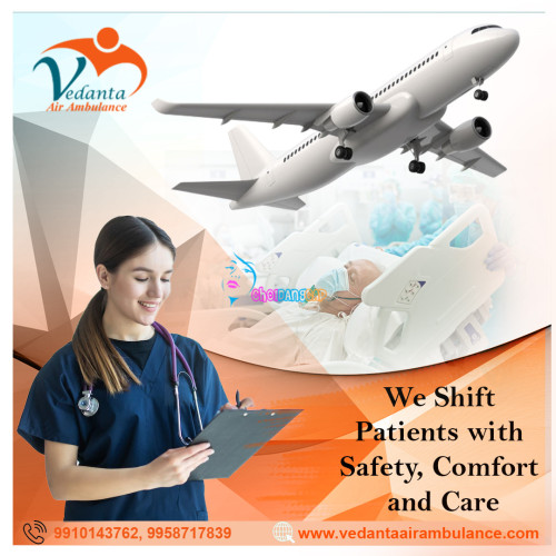 Vedanta Air Ambulance Service in Ahmedabad provide a safe medium for shifting critical patients equipped with life-saving medical tools. We provide well-expert doctors, nurses, and paramedics for the patient during the journey.
More@ https://bit.ly/3HkLRIr