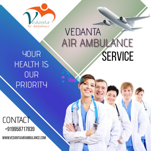 Vedanta Air Ambulance Service in Cooch Behar provide essential state-of-the-art medical equipment and medicines to the patient during transportation. We provide bed-to-bed transfer facilities that make the journey comfortable. 
More@ https://bit.ly/3YbPwPG