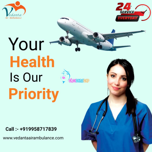 Vedanta Air Ambulance Service in Purnia provides all the newest medical tools with a well-experienced medical team to patients during their transfer period. We take good care of the patient's health from the beginning to the end of the journey.  
More@ https://bit.ly/3JuMqSy